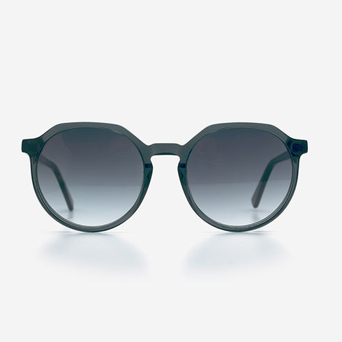 Oval and Architectural lines Acetate Women's Sunglasses 21A8035